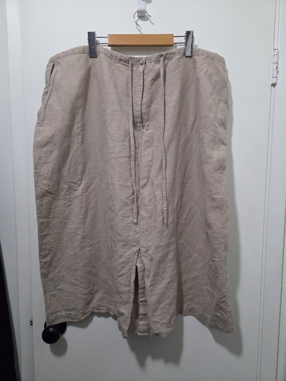Y2K Cotton Ginny Plus Linen Cotton Blend Skirt 24